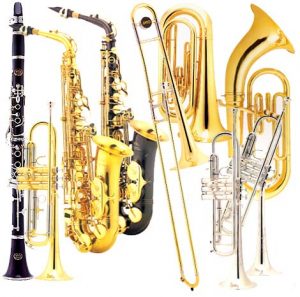 band-instruments Blasinstrumente